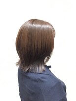 アクセ ボリュームアップ絶壁解消くすみカラー抜け感レイヤーカット