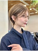 <30.40.50代>大人似合わせショートx透明感カラー