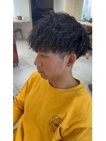 キャンバス バイ ネオリーブ 横浜西口(Canvas by neo.)&nbsp;横浜★マッシュのツイストスパイラルパーマ