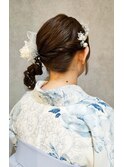 サイド編み