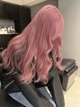 メルトトウキョウ(melt.tokyo)&nbsp;柔らかく溶け込むピンクカラーで透明感たっぷりカラー得意です