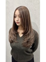 エスドットブルーム 梅田店(S.BROOM) ブラウンハイライトレイヤー 大阪梅田