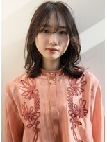 olu.hair新安城/髪質改善/ショート/白髪ぼかし/縮毛矯正【 9/7 NEW　OPEN（予定）】&nbsp;ミディアムレイヤー