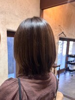 穀雨(Kokuu)&nbsp;髪質改善ボブパーマで叶える大人の小顔見えスタイル
