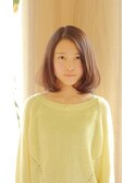 フワッと軽めワンカールボブ