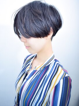 ラウンジ モリオ イケブクロ(Lounge MORIO Ikebukuro) 【morio池袋】大人かわいい黒髪小顔ベリーショート