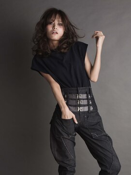 カッファ 東銀座(CUFFA) 【CUFFA】無造作カールデザインカラー大人ボブ東銀座築地新富町