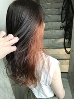 ルノン(LUNON)&nbsp;【LUNON】オレンジのインナーカラー