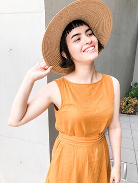 アクアオモテサンドウ(ACQUA omotesando) 切りっぱなしボブ(世良綾花)