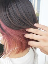 ヘアドレス ルチュラ(Hair dress LucuLa)&nbsp;【ルチュラ松島】ピンクベージュのインナーカラー