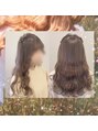 ヘアセット アリエス 新宿駅前店(aries)&nbsp;巻き下ろし、お顔まわりのデザイン得意です*＊