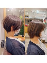 アヴァロン(AVALON)&nbsp;絶壁解消×イルミナカラー×ひし形くびれショート永田