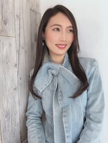 クシュ 所沢東口店(kusyu...) うる艶髪暖色系カラー×ジェシカライツ風アップバンク抜け感ヘア