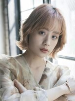 ミンクス ギンザ セントラル(MINX ginza central) ムルギョル巻き×ボブ アンニュイで大人っぽい 波巻きボブ