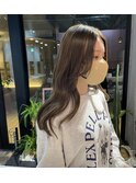 オリーブベージュ☆ハイライト☆10代20代