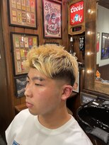 ヘアーデザイン スワロー(hair design Swallow) メンズブリーチ カット