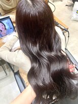 ゲーム 下北沢(GAME)&nbsp;デジタルパーマミルクティーベージュカラー髪質改善韓国ヘア