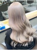 3219ハイトーン波巻きゆる巻きロングブロンドビビッドカラー