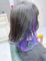 デイズ(days)&nbsp;インナーカラーに紫、ブルーのユニコーンカラー