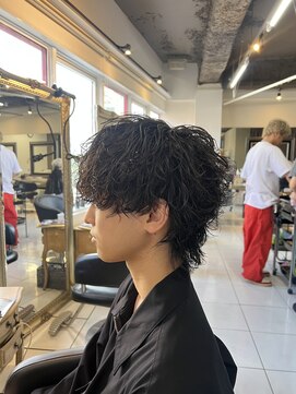 アイズ 海老名(AIZU) 波巻きスパイラルパーマ　波巻きパーマ　スパイラルパーマ