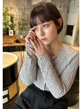 アン(Un) 【ミニボブ】【ワイドバング】【南船場美容院】【大阪カラー】