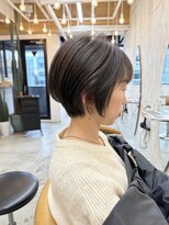 ロンドアジュール 横浜(Lond azur)&nbsp;☆くびれ過ぎない丸みショートボブ×アッシュベージュ