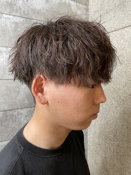 ニアウ 伊勢崎連取店(Niau) メンズマッシュツイストスパイラルパーマメンズパーマ