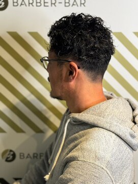 バーバーバー アカバネ(BARBER-BAR AKABANE) 大人の男のダンディパーマ×アップバング 無造作/ビジネスマン#3