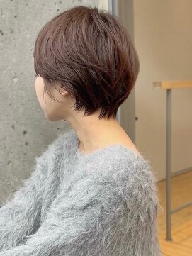 アイドットプラス 表参道(i.+omotesando) 小顔ふんわりショート簡単スタイリングブリーチなしカラーS34