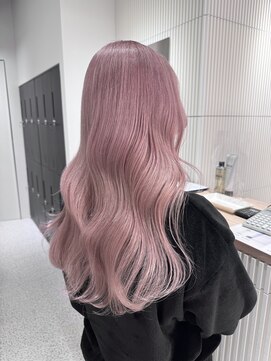 ペレ 渋谷(PELE) イメチェン/ホワイトブロンド/外ハネボブ/ワイドバング/渋谷