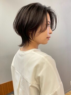 ジアン バイ ミルボン NU茶屋町+(GIEN by milbon) ナチュラルウルフ/顔まわり/レイヤーカット/ボブ