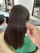 オブジェ ナチュレ(OBJE’T nature) 髪質改善×縮毛矯正+髪質改善カラー【出水裕大】