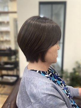 ゴーシェン 津田沼本店(Goshen) 大人ショートボブ×艶カラー