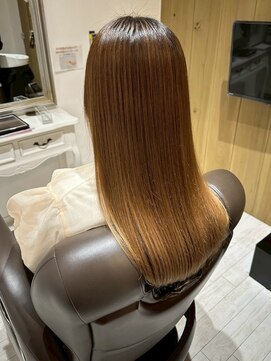 コルテ 倉敷西阿知店(CoRte.) ワンレングスカット/グラデーションカラー/美髪/シルクベージュ