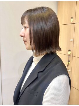 モリオ フロム ロンドン 成増店 【morio成増/宇佐美】こなれ切りっぱなしボブスタイル