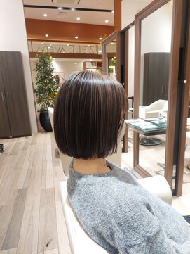 ゼルアヴェダ イオンモール与野(ZELE AVEDA) bob×ベージュカラー