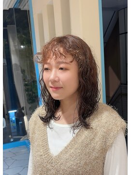 シアン 栄店(CYAN.) 脱縮毛矯正!カールを癖になじませてNewヘアに!