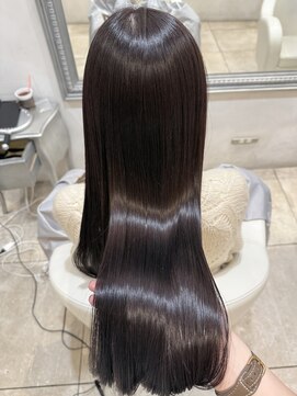 ザックラフィネ(ZACC raffine) ラベンダーブラウン/縮毛矯正/ワンカラー/艶髪