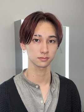 ナレ(NARE) 【AYUKI】ワインレッド×前下がりセンターパート