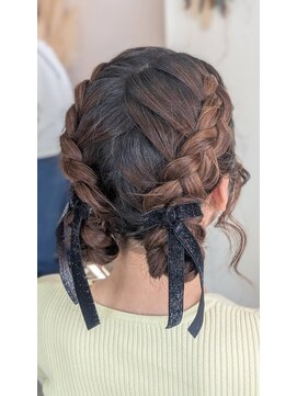 ツイン編み込み