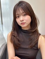 ライズ ネックス ザ サロン 渋谷(LIZE nex the salon) 【小顔レイヤーカット 前髪あり #5】#渋谷駅#韓国#髪質改善