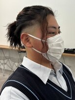 エルマーク 松山(L-MARK)&nbsp;マンバン/スキンフェード/メンズ/ツーブロック/ロン毛