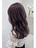 イルミナカラー＊紫カラー＊ゆる巻き