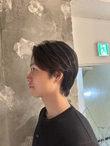 アカ(ACA)&nbsp;ニュアンスパーマセンターパート札幌大通りメンズ美容室