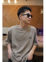 ロム 札幌大通(LOM) メンズテーパーフェードショート【札幌】