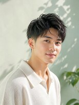 にもう 神戸三宮&nbsp;フェードカットxニュアンスパーマxニュアンスウルフ