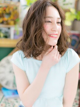 カバーヘア イヴ 戸頭店(COVER HAIR EVE) *EVE戸頭*しなやか外国人風カール…大人ボブa