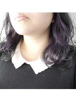 デコヘアーフラッペ(DECO HAIR frappe) パープルのインナーカラー