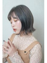小顔に見える外ハネボブ【銀座×30代】