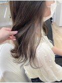 インナーカラー シルバー ウェーブ巻き 横浜